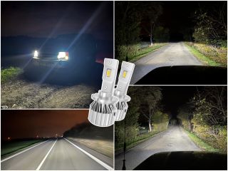 Land Rover Discovery 3 HSE 2007 LED náhrady xenonových výbojek D2S Díky za foto, Pavle :)